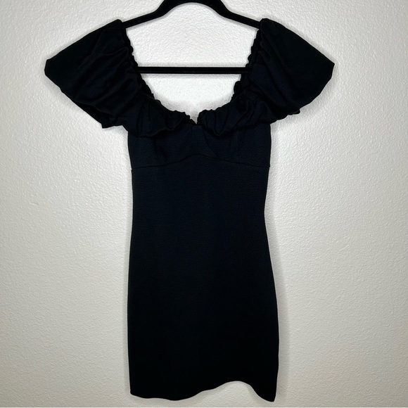 Free People Beach Talia Mini Dress black extra small - Picture 2 of 12